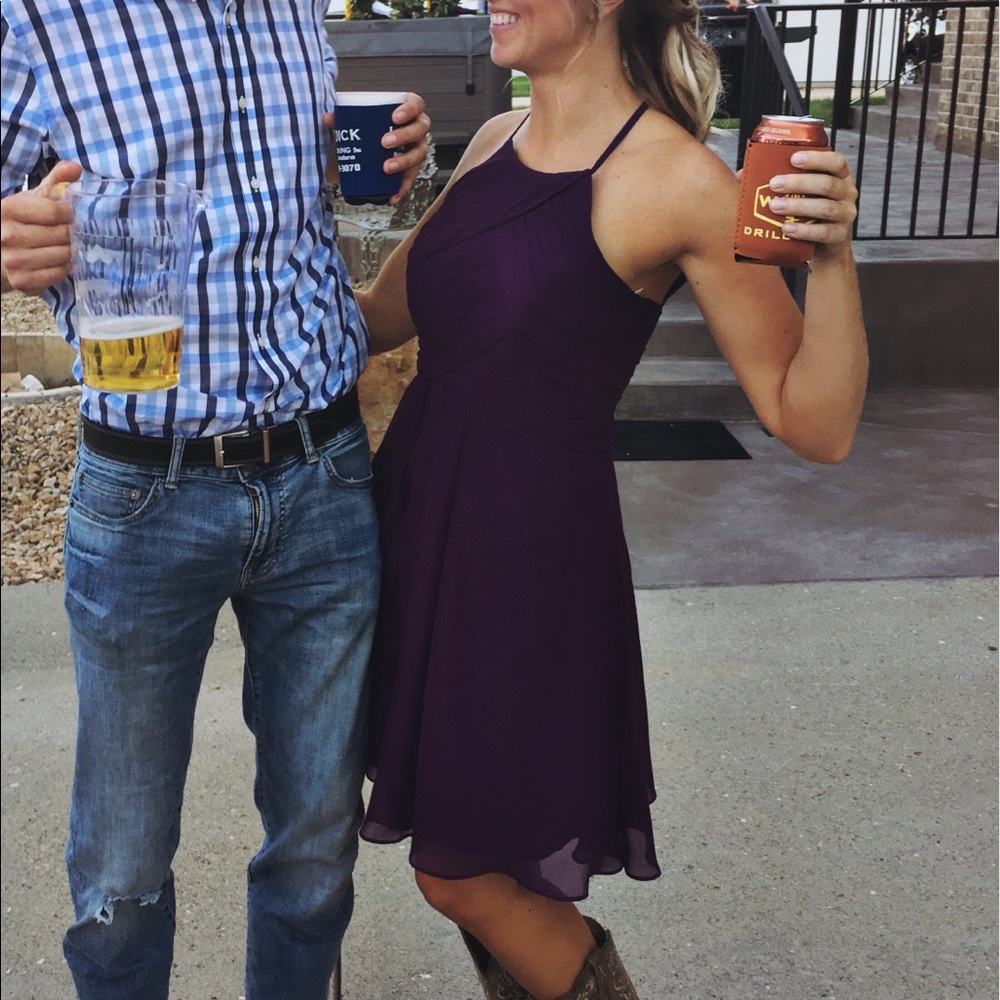 Azazie Bridesmaid Dress - Grape Color